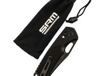 Складной нож SRM Retreiver 9201, сталь D2 Blackwash, рукоять Black G10