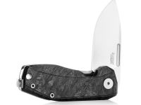 Складной нож LionSteel NANO, сталь MagnaCut, рукоять титан/карбон