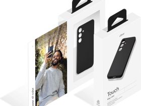 Чехол uBear Touch Mag Case для Galaxy S25, soft-touch черный