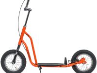 Самокат  Novatrack Stamp N1 12ʺ (12STAMPN1.BK20/WT20), год 2020, цвет Оранжевый