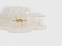 Заколка-краб для девочек, Белый