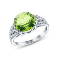 Серебряное кольцо с фианитами