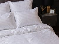 Постельное белье White, страйп-сатин 921987