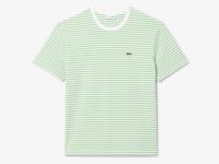 Мужская полосатая Футболка Lacoste из плотного хлопка