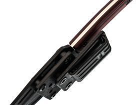 Туристический нож Asket, сталь N690, рукоять G10, черно-красный, Kizlyar Supreme