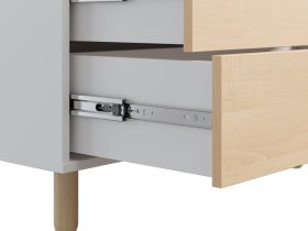 Комод Дикинс 85x92 Береза/Латте