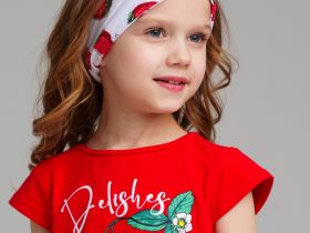 Косынка трикотажная для девочек, 2 шт в комплекте