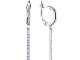 Серьги из серебра э0612сг01183500