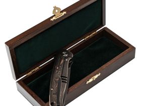 Подарочная шкатулка для складного ножа, бук