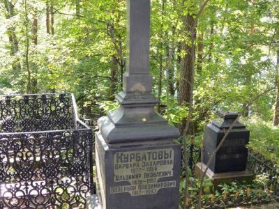 Могила Курбатова В.Я. (1878-1957), химика, историка искусств