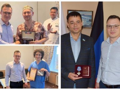 Министр здравоохранения ДНР вручил якутским врачам знаки отличия за заслуги перед республикой