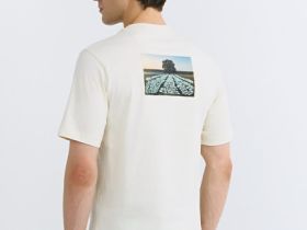 Футболка с принтом и вышивкой, Белый