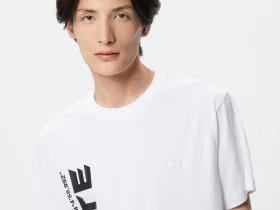 Мужская футболка Lacoste свободного кроя