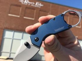 Складной нож Kershaw Antic, сталь 8Cr13MoV, рукоять нержавеющая сталь, синий