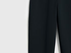Брюки О-силуэта, Черный