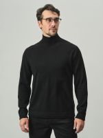 Джемпер мужской из кашемира KM051708-E черный