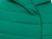 Утепленное полупальто с капюшоном