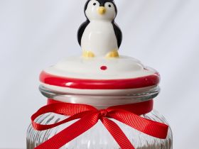 Емкость для хранения Рождественский джем/Christmas jam, пингвин