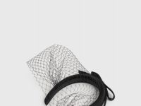 Ободок с вуалью, Черный