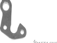 Держатель заднего переключателя &quot;петух&quot; Meta №182 фрезерованный (серебристый)