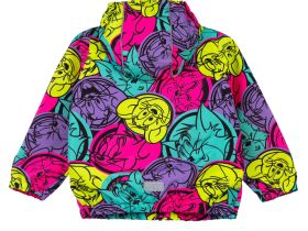 Куртка текстильная с полиуретановым покрытием для девочек (ветровка)