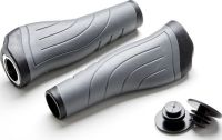 Грипсы Clark's CE234 эргономичные с замком (черный / серый)