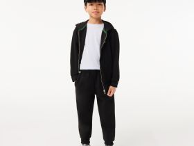 Детские флисовые спортивные брюки Lacoste