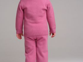 Комплект детский трикотажный для девочек: джемпер, брюки