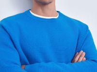 Джемпер из хлопка прямого силуэта