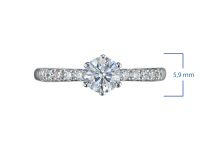 Кольцо из белого золота э0912кц06210022_white