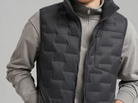 Стеганый пуховый жилет