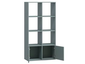 Стеллаж Кейн 2-75x149 Серо-зеленый