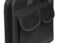 Папка А3 широкая, черная, 3 кармана