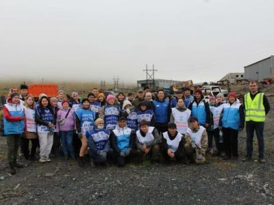 100 тонн металлолома собрали в якутском поселке Тикси