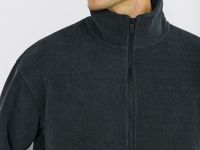 Свитшот с воротником-стойкой на молнии, Серый