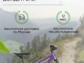 Подростковый велосипед Format 6612 24, год 2022, цвет Фиолетовый