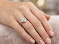 Кольцо из серебра э0612кц04180500_white