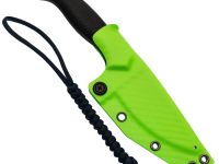 Цельнометаллический нож Пиранья, сталь VG-10, рукоять черная G10