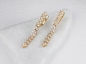 Серьги из желтого золота э0312сг01179400