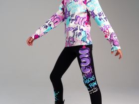 Брюки трикотажные для девочек (легинсы)