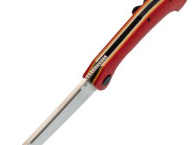 Нож Узбекский средний складной, сталь VG-10, рукоять G10 красный