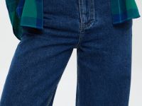 Широкие джинсы с высокой посадкой