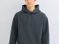 Худи с лёгким пич-эффектом, Серый