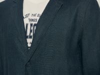 Однобортный пиджак с добавлением льна