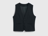 Жилет из структурной ткани, Черный