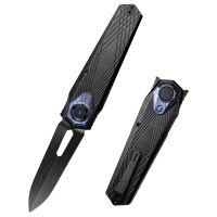 Складной нож Remette Infinite Power, сталь M390, рукоять титан, цвет черный