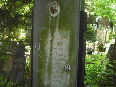 Могила Шатерникова Михаила Николаевича (1870-1939)