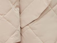 Стеганое утепленное пальто