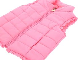 Жилет утепленный для маленькой девочки