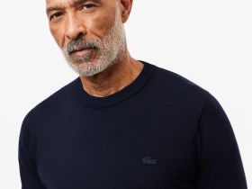 Мужской свитер Lacoste из шерсти мериноса